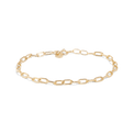 Minimal link anklet, Sustainable jewelry
