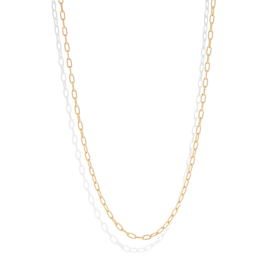 Link chain necklace, Sustainable jewelry
