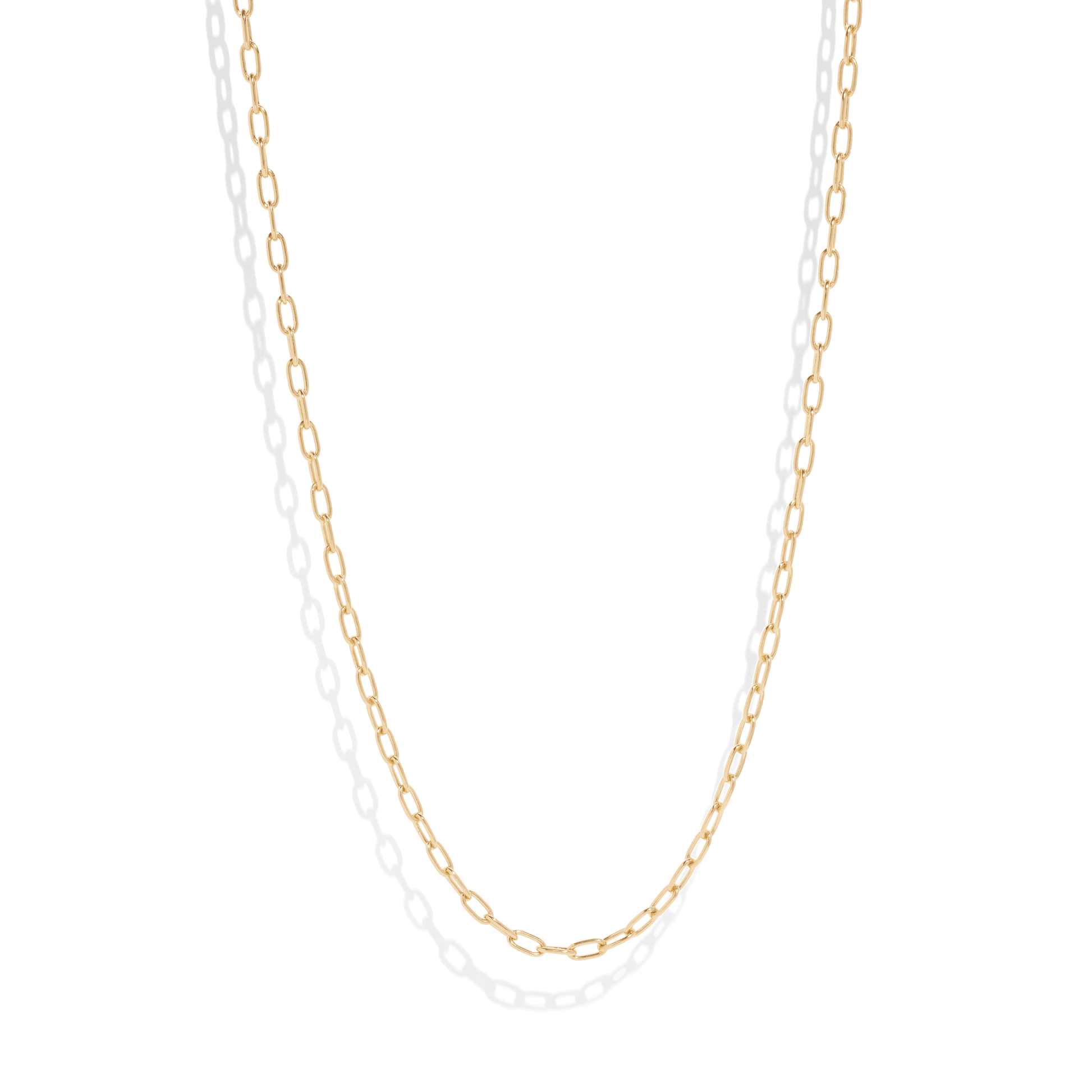 Link chain necklace, Sustainable jewelry