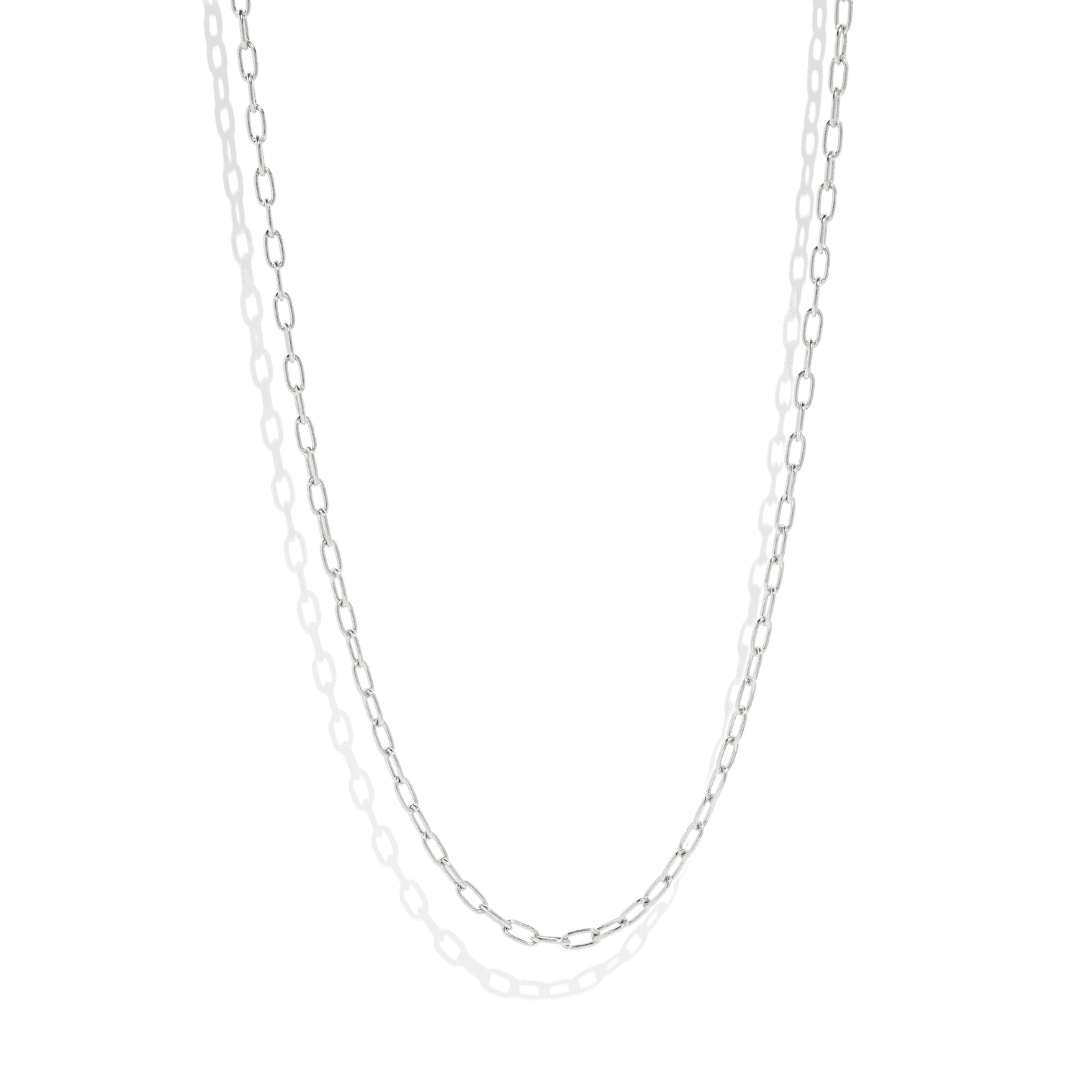 Link chain necklace, Sustainable jewelry