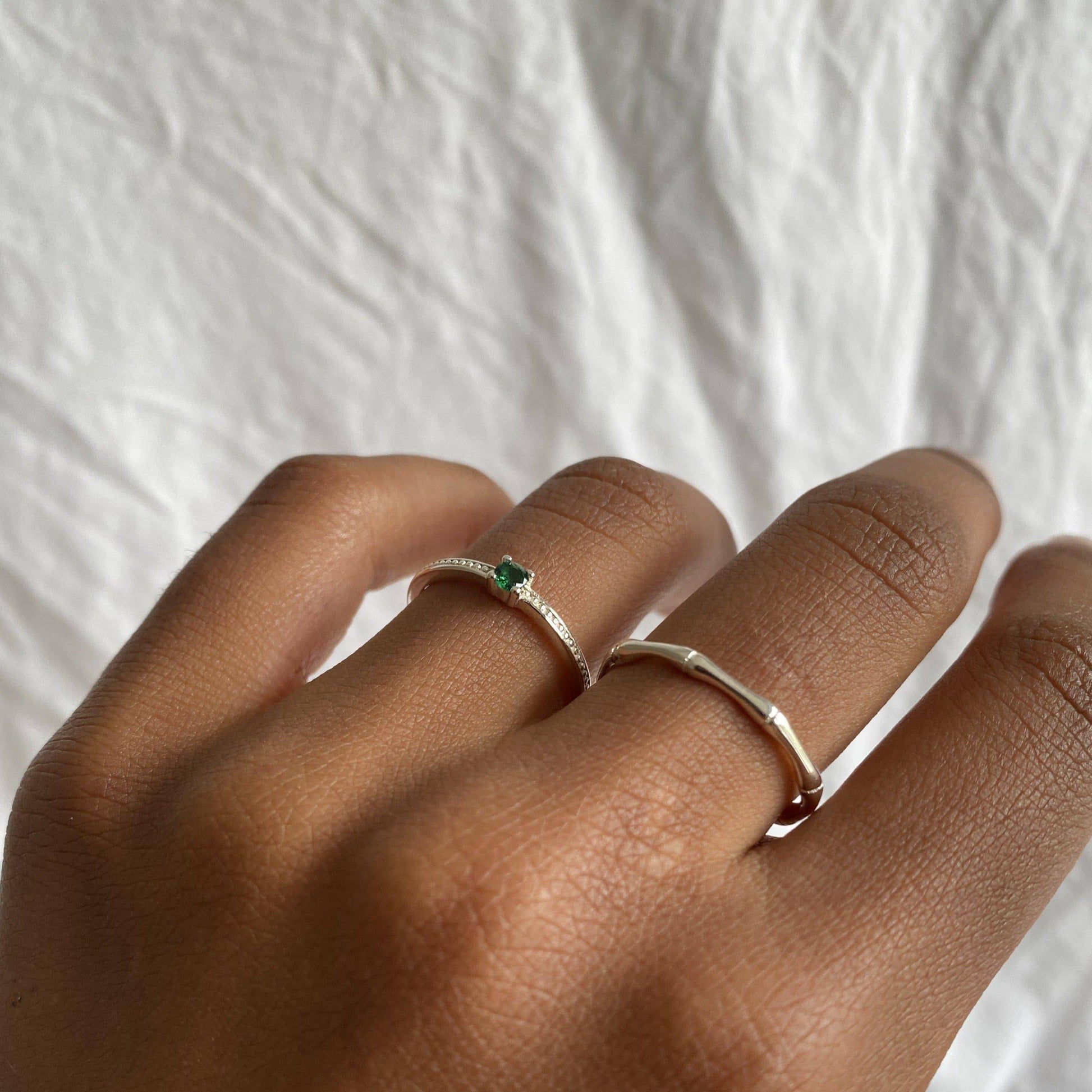 Gemstone ring, Sustainable jewelry