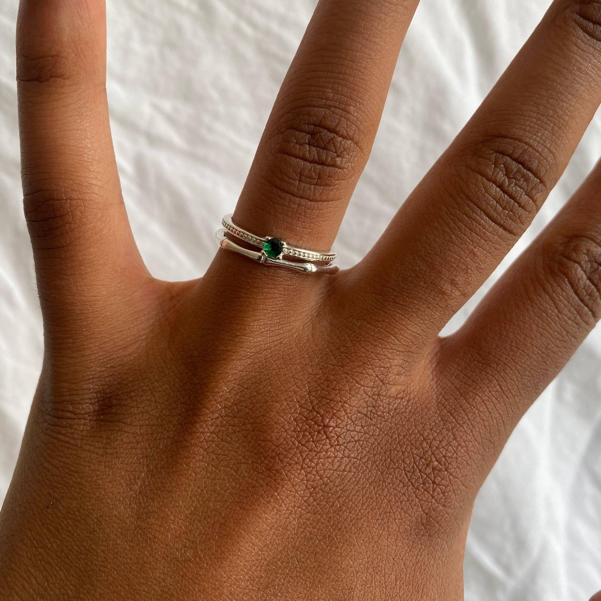 Gemstone ring, Sustainable jewelry
