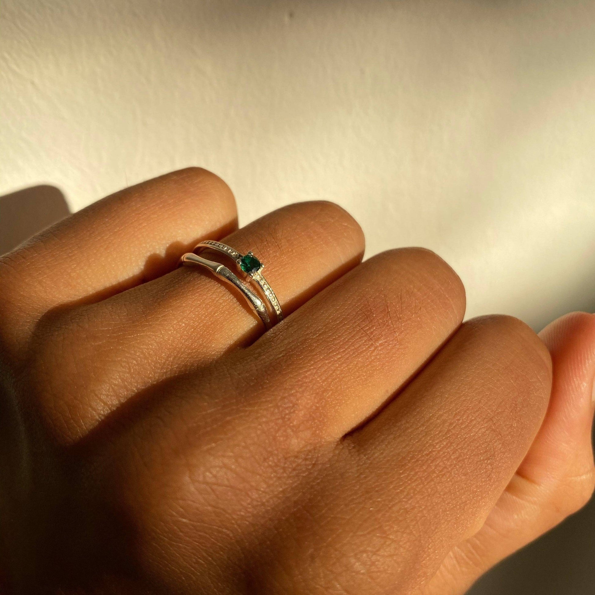 Gemstone ring, Sustainable jewelry