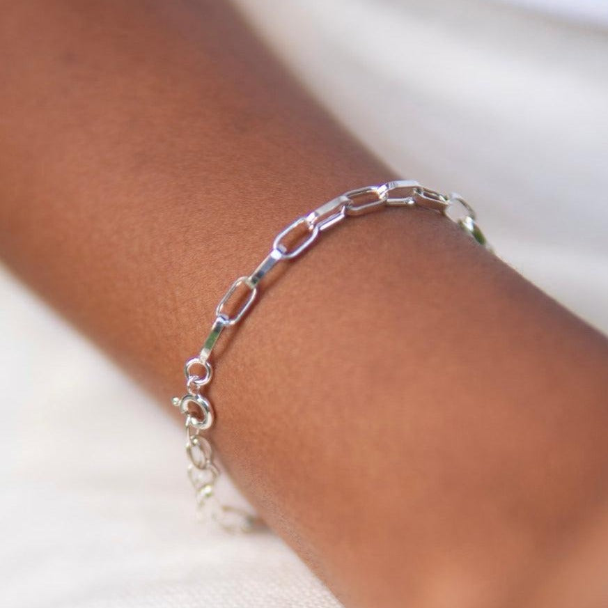 silver bracelet, sustainable jewelry