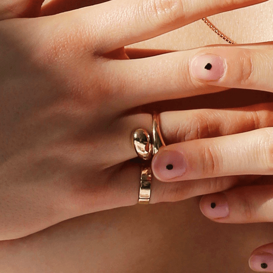 THE ONA RING - 18k gold plated - Bound Studios