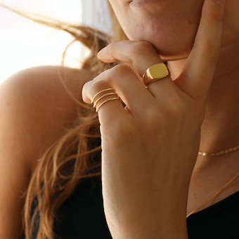 Triple ring, Sustainable jewelry