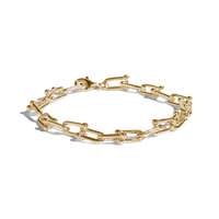 link bracelet, 14k bracelet, gold bracelet