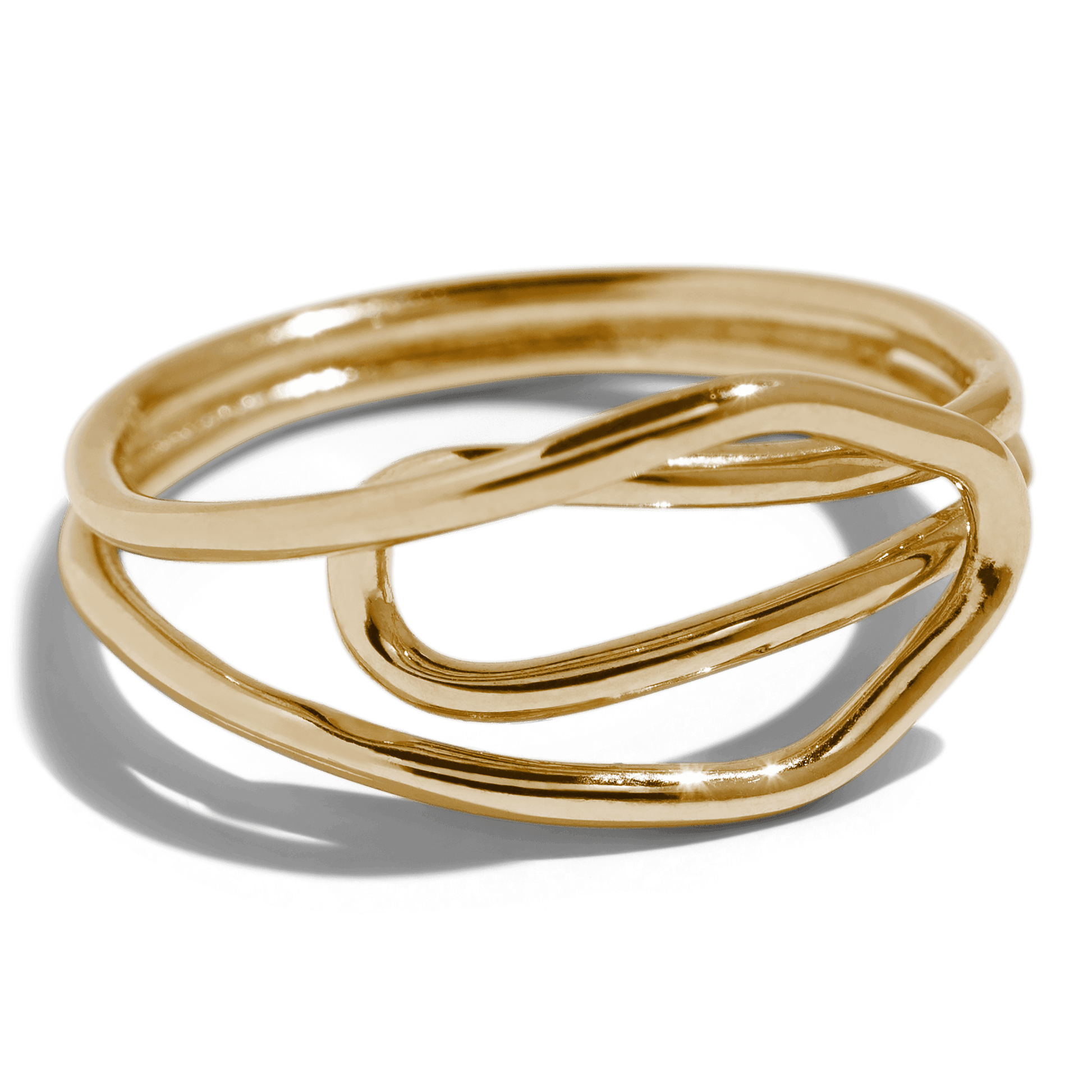 Paperclip designed ring, Hypoallergenic jewelry
