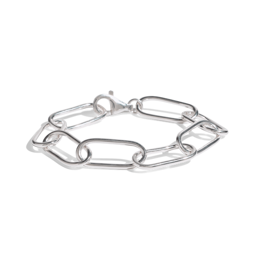 Link chain bracelet, Hypoallergenic jewelry