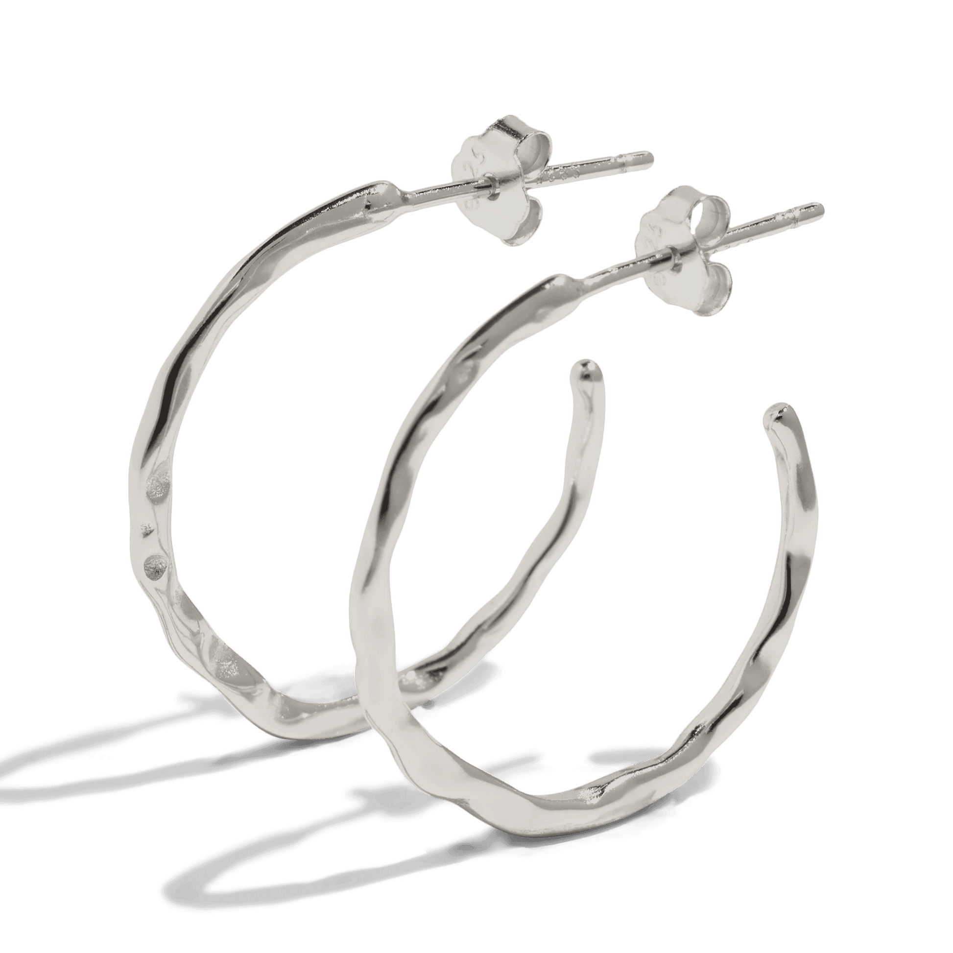 THE LUNA HOOP - sterling silver - Bound Studios