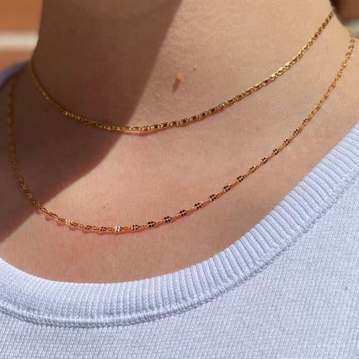 THE QUIN NECKLACE - 18k gold plated - Bound Studios