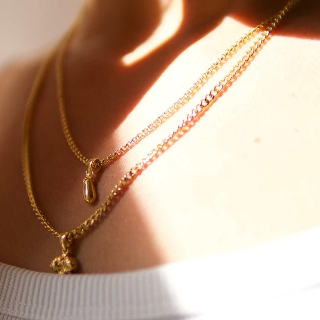 Bold chain necklace, 14k jewelry