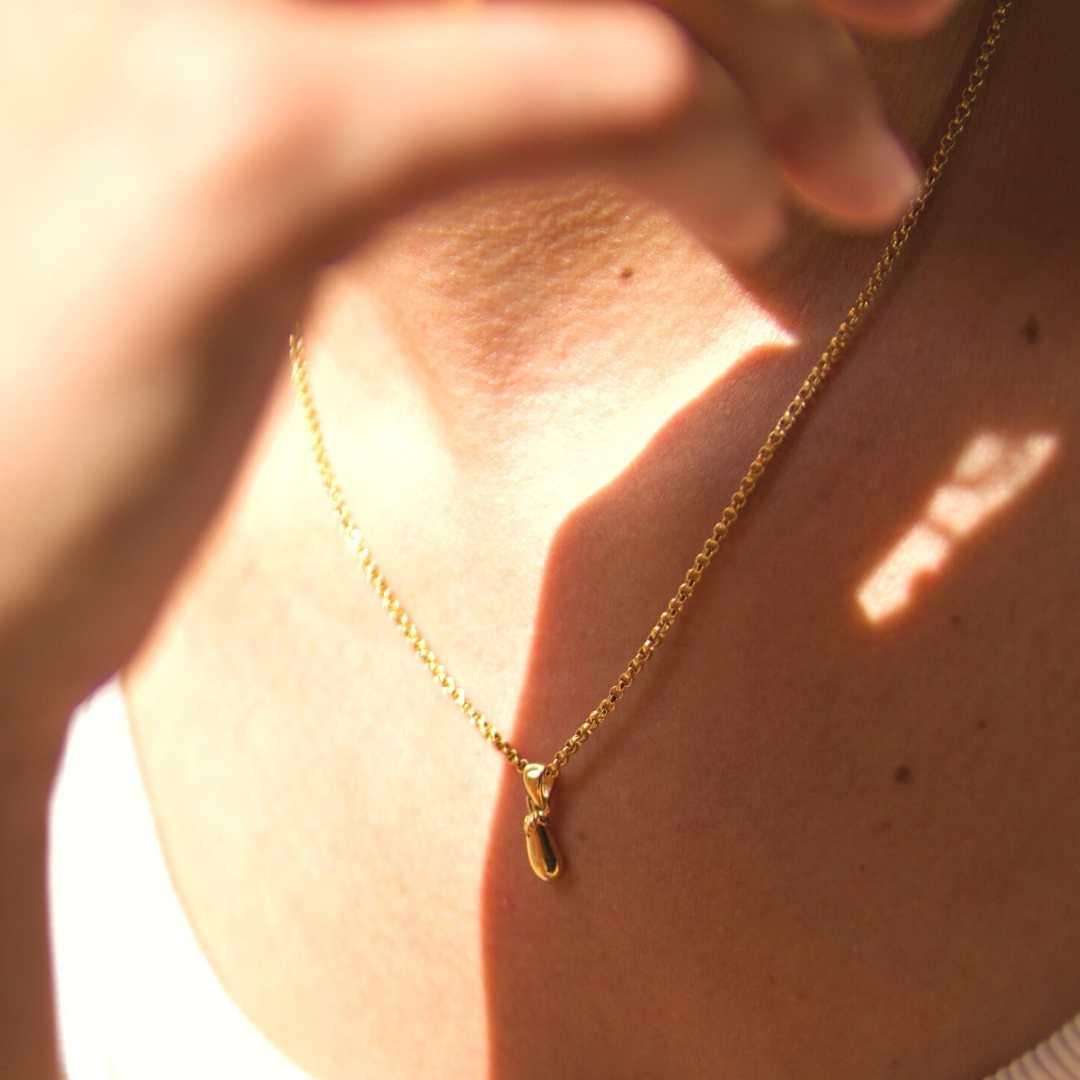 THE RILEY NECKLACE - Solid 14k gold - Bound Studios