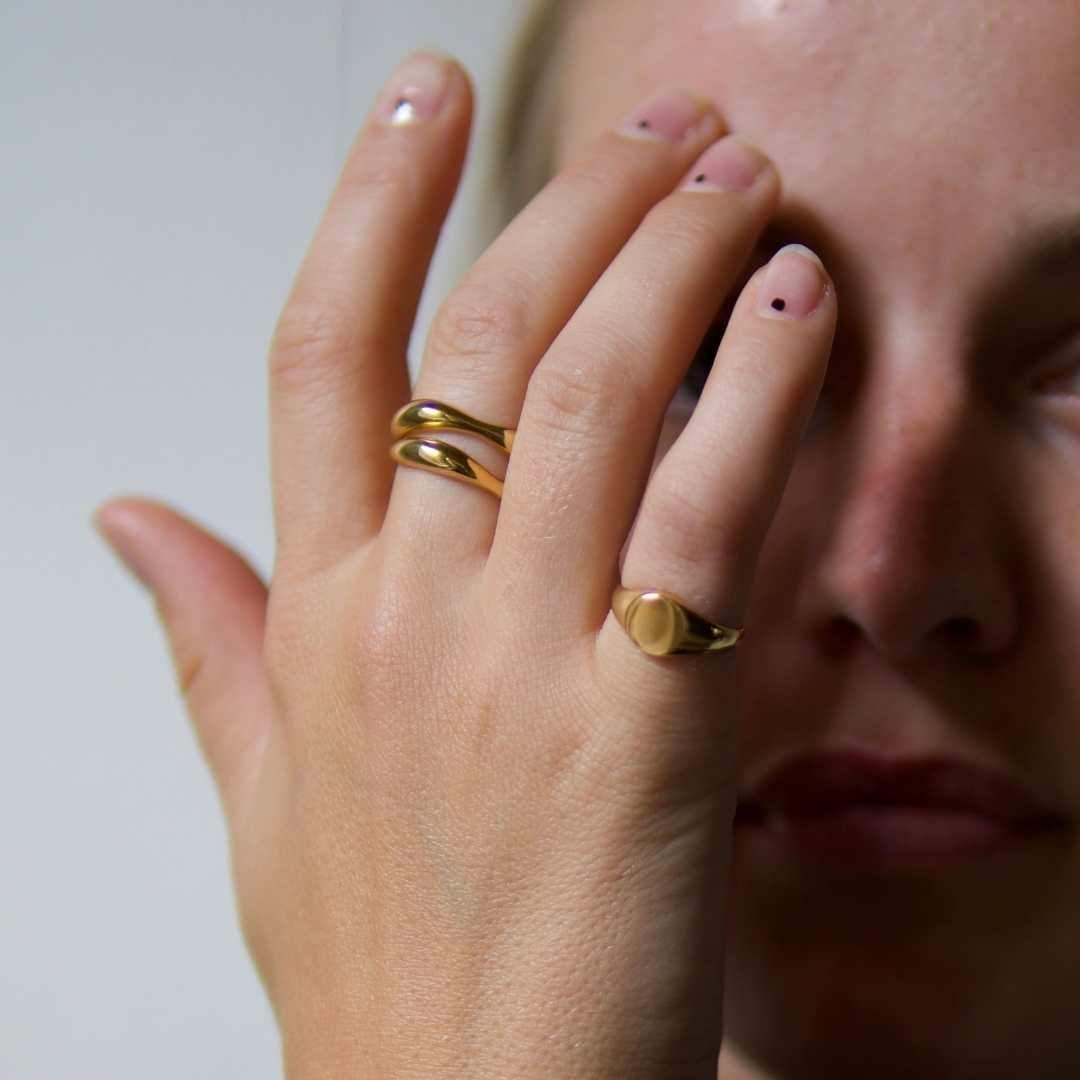 THE MALU RING  - Solid 14k gold - Bound Studios