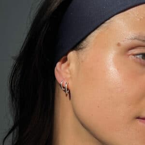 THE BASE HOOP  |  MEDIUM - sterling silver