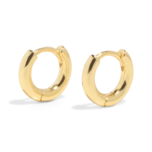 THE BASE HOOP | SMALL - 18k gold vermeil