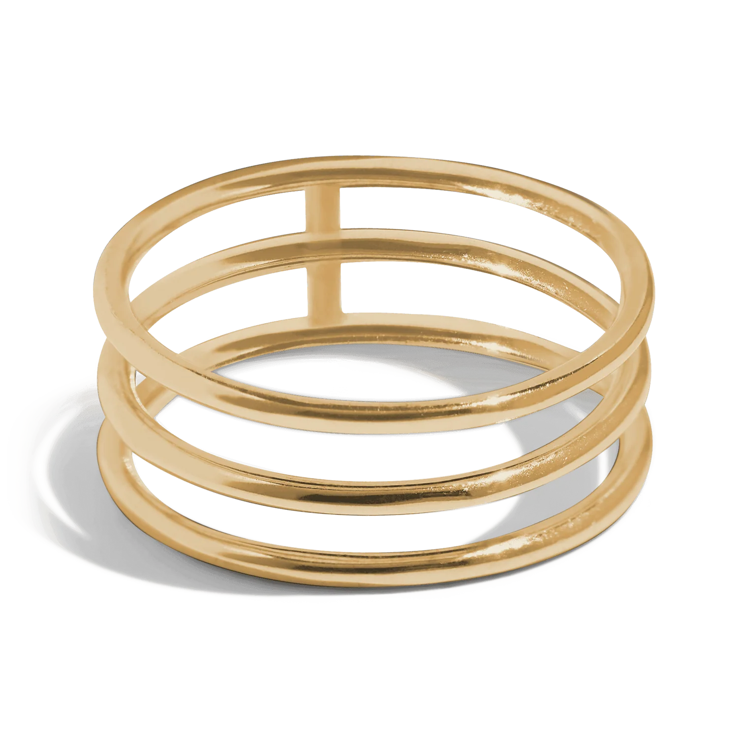 THE JADA RING - 18k gold plated