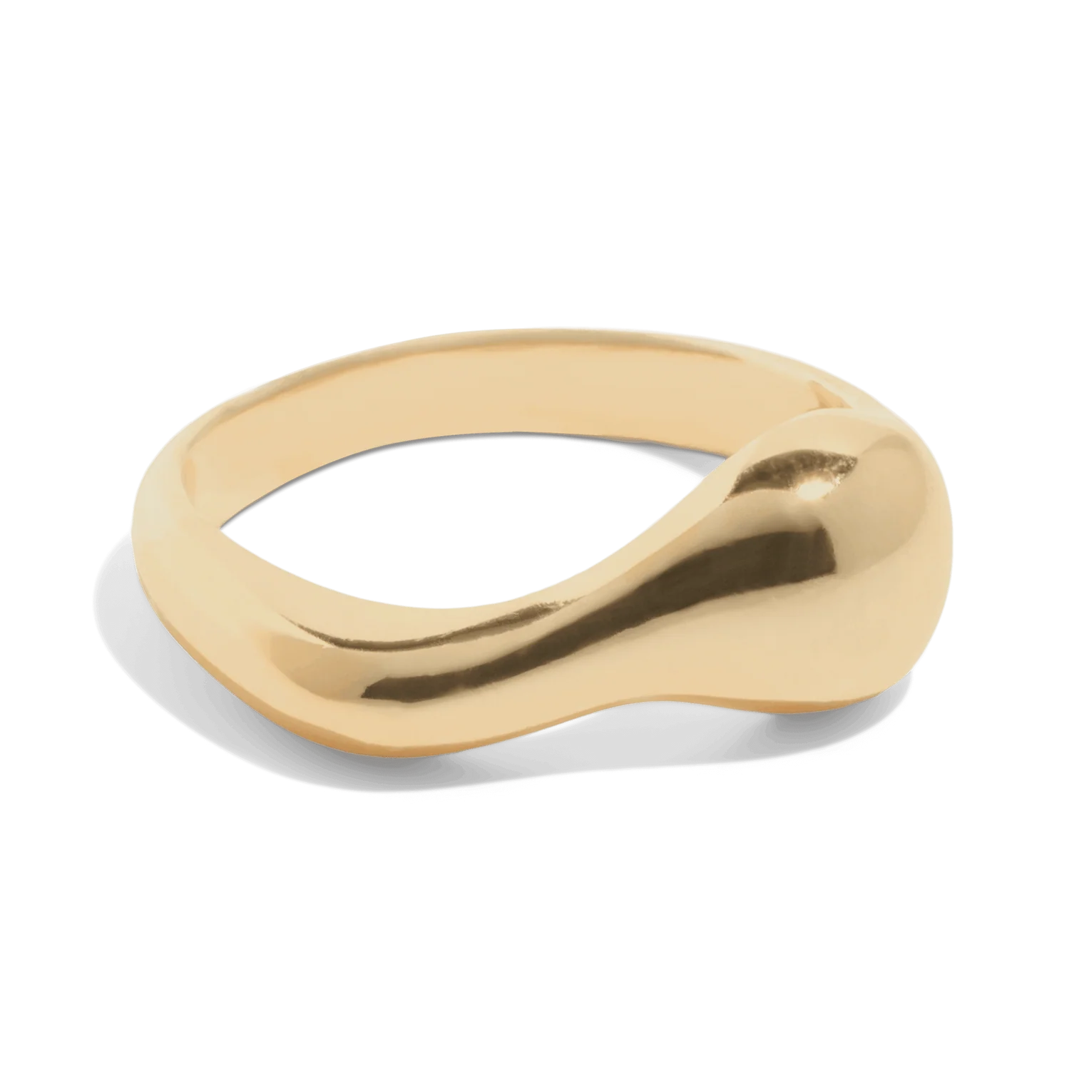 THE JUNE RING - 18k gold plated