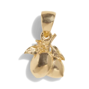 THE LEMON PENDANT - 18k gold vermeil