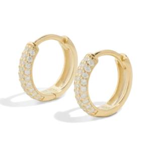 THE AURORA HOOP | MEDIUM - 18k gold vermeil