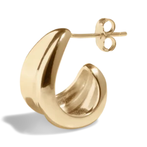 THE AVA HOOP - 18k gold vermeil