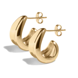 THE AVA HOOP - 18k gold vermeil