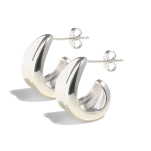THE AVA HOOP - sterling silver