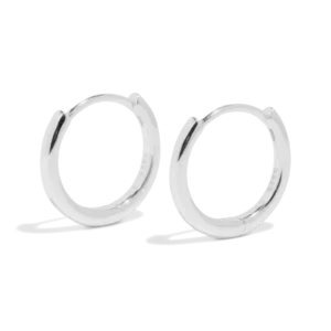 THE BASE HOOP | LARGE - sterling silver