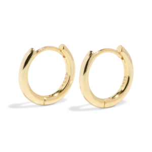 THE BASE HOOP | MEDIUM - 18k gold vermeil